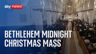 Bethlehem midnight Christmas mass