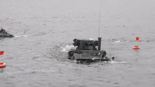 Испытания украинского БТР-4 "Буцефал" на воде!!!