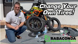 How I Mount and Balance Motorcycle Tires in My Own Garage with @Rabaconda