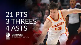 Bogdan Bogdanovic 21 pts 3 threes 4 asts vs Bulls 2024 PlayIn