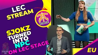 SJOKZ and Vedius Became NPC on LEC Stage 👀