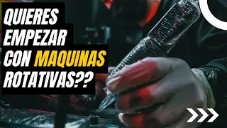 Como EMPEZAR a tatuar con Maquina ROTATIVA / PEN Inalambrica | Wireless Tattoo Machine