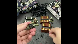 YEIBOBO ! Army Men Set Military Action Figures Mini Soldier Model Toys (WWII US Army XJ9921)