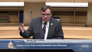 Senator Hoffman call for action to help Minnesotan Jawar Mohammed