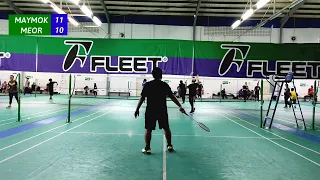 Badminton Single Friendly ( May Vs Meor )