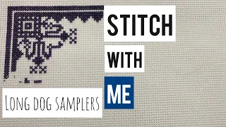 Stitch With Me Long Dog Samplers Pandemic