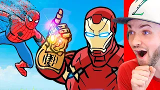 Reacting to the ULTIMATE SUPERHERO ANIMATIONS!