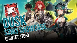 [Arknights CN] Dusk S3M3 Showcase: 5 Ops Talulah Stage (JT8-3)