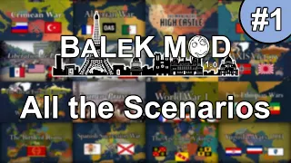 Balek Mod 1.0: All Earth Map Scenarios (Age of History 2 Mod)