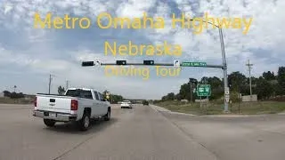 Drive Tour, 6/31 Highways, Gretna to Elkhorn, Gretna, Nebraska & Omaha, Nebraska, USA