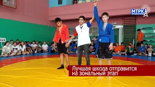В Кавказском районе прошли соревнования среди школьников по самбо.