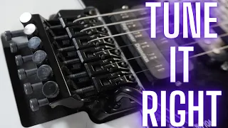 How to Fine Tune Your Floyd Rose Guitar | 5 Simple Steps