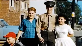 U.S Marine Coming Home On Leave May 1960 To Brooklyn, New York