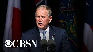 Former President Bush warns of domestic extremism on 20th anniversary of 9/11