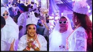 So Humble! See How Bobrisky Welcomed Her Rich Friends To Her Father's Burial Party.