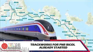 Trackworks for PNR Bicol already started