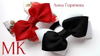 Небольшие бантики для садика,школы за 5минут/Анна Горячева/Bows of ribbons