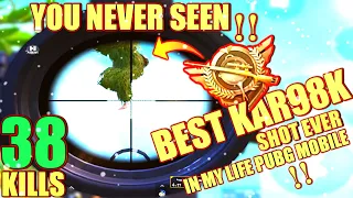 Best sniper kills in ace tier PUBG Mobile | 38 kills fast reflexes gameplay ever in PUBG !!