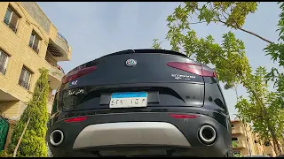 Alfa Romeo Stelvio 285 HP sound ( d, n & a Mode) تجربة صوت ستيلفيو