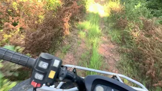 ATV Riders Of VA (Justin Hauling Ass Out The Woods)