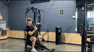 Exercise Tutorial - Unilateral chest supported lat pulldown