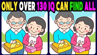 【Find the difference】Only Over 130 IQ Can Find All! / Fun Challenge【Spot the difference】480