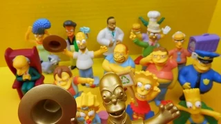 2007 BURGER KING'S THE SIMPSONS MOVIE TOYS SET OF 16 VIDEO REVIEW