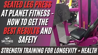 Seated Leg Press Machine Planet Fitness | A Beginner How To Guide For Safety and Effectiveness