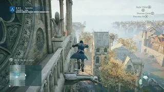 Assassin's Creed® Unity Parkour e3  Spinning Controlled Descent at Notre Dame Paris