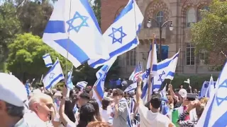 Jewish demonstrator pepper sprayed at UCLA protest