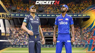 New Teams! - GT vs MI - IPL 2024 - Cricket 24