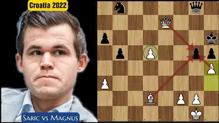 Ivan Saric Destroying the World Champion Brutally!! | Saric vs Magnus | Croatia 2022