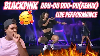 BLACKPINK “DDU DU DDU DU” REMIX REACTION (LIVE PERFORMANCE)