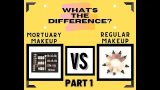 MORTUARY MAKEUP vs REGULAR MAKEUP || Part 1 Regular Makeup