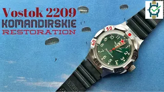 Vostok 2209 Komandirski Watch Restoration (Or is it??)