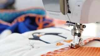 BERNINA Challenge 4/4 : how to sew a bathing poncho for a child