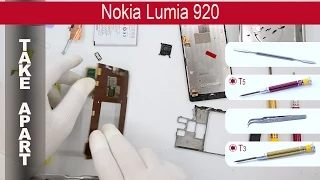 How to disassemble 📱 Nokia Lumia 920 (RM-820, RM-821), Take Apart