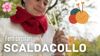 🌸 SCALDA COLLO "ROSSO" ❤️ facile per imbranati!  Per usare i FERRI CIRCOLARI 🚀