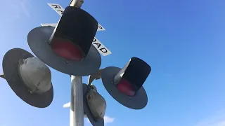 Railroad Crossing Tour at Laura Street on Electro-Motive Line in Plant City, Florida