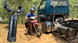 360 minutes of repair and rescue of a broken truck in the forest