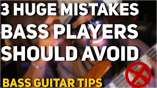 3 HUGE BASS MISTAKES TO AVOID! | Bass Guitar Tips ~ Daric Bennett's Bass Lessons