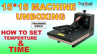 15*15 SUBLIMATION PRINTING MACHINE UNBOXING VIDEO || NEW BUSINESS IDEA 2022 | 8826532172, 9205872172