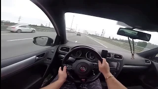 Fast driving. Street racers on road, PURE ADRENALINE.