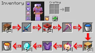 Minecraft UHC but the inventory is "Random"..