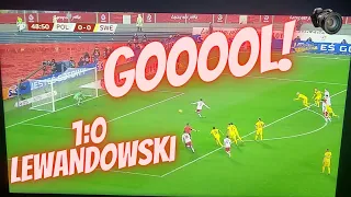 Bramka Roberta Lewandowskigo Polska-Szwecja 1:0 - Gol Lewego