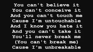 Michael Jackson-Unbreakable Lyrics (HQ)