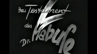 Das Testament des Dr  Mabuse - 1933