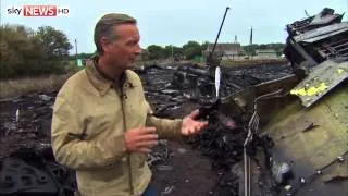 Sky Man Reports From Unguarded MH17 Crash Site