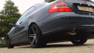 Mercedes Benz clk 270cdi w209 with custom exhaust