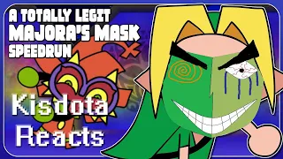 Kisdota React to A TOTALLY LEGIT MAJORA'S MASK SPEEDRUN CARTOON DEFEAT MAJORA WORLD RECORD